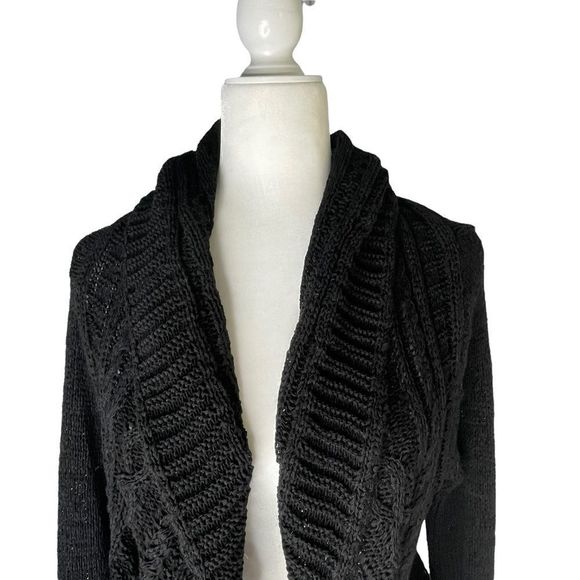 BcbgMaxAzria knit wrap cardigan with ties Medium M - Picture 5 of 5